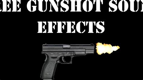 Gunshot Sound Effect