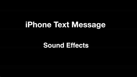 Text Message Sound Effect