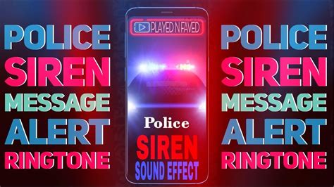 Police Siren Message Tone
