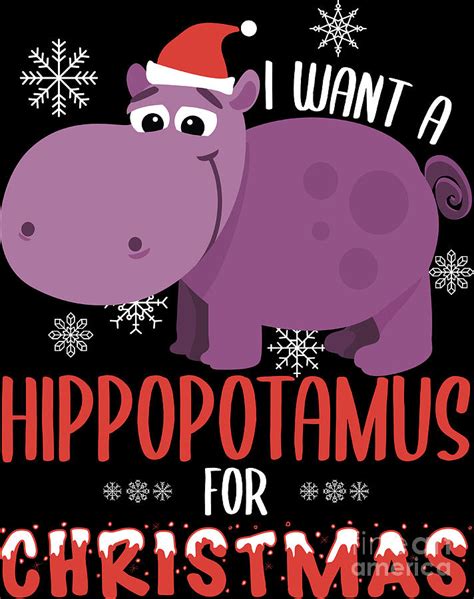 Hippopotamus For Christmas