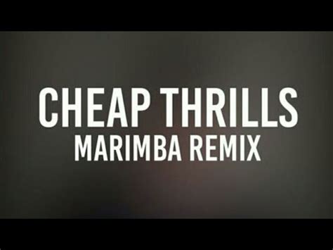 Cheap Thrills Marimba Remix Ringtone