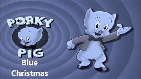 Porky Pig Singing Blue Christmas