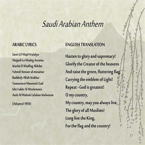 Saudi Arabia National Anthem