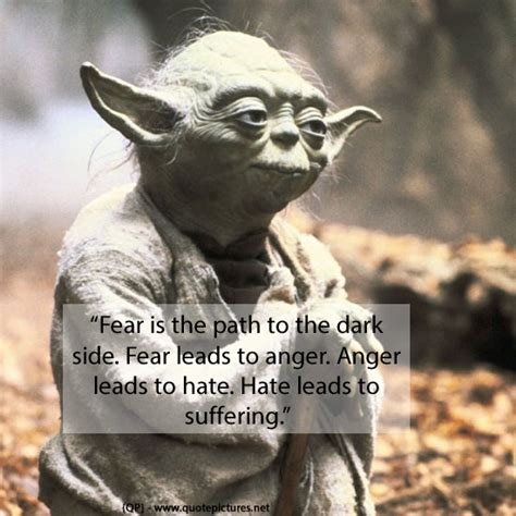 Fear Is The Path To The Dark Side