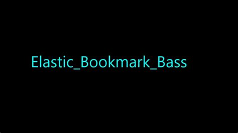Elastic Bookmark Bass Ringtone