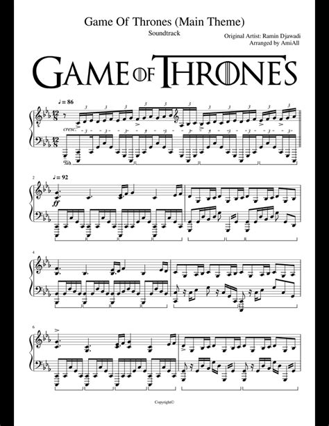 Game Of Thrones Piano Ringtone