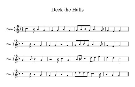 Deck The Halls Synth Melody