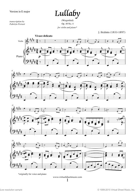 Brahms Lullaby Ringtone
