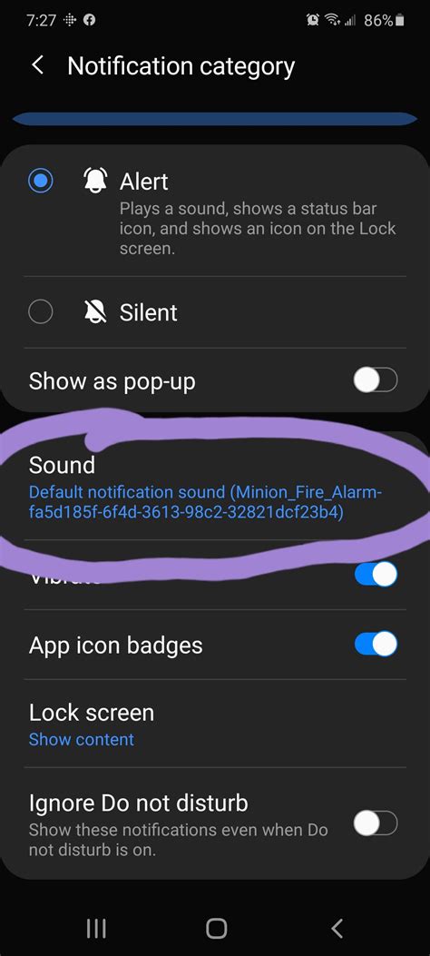 Samsung On Time Notification Sound