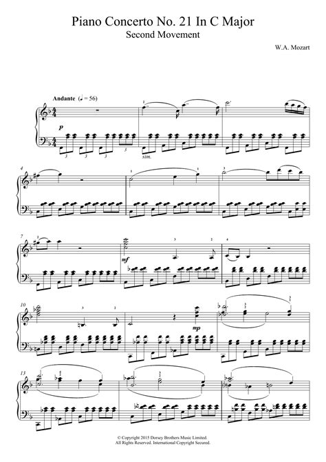 Mozart Piano Concerto No.21 Ringtone