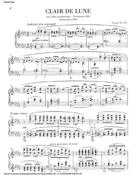 Debussy Clair de Lune Ringtone