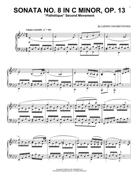 Sonata Pathetique 2nd Movement Ringtone