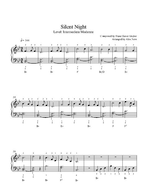 Silent Night Piano Ringtone