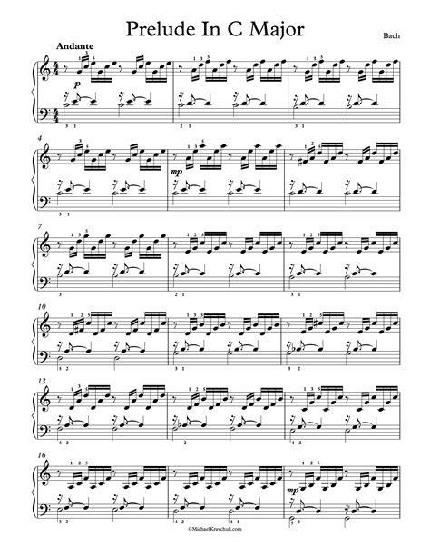 Bach Prelude in C Major Ringtone
