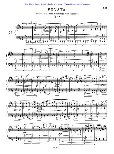 Beethoven Piano Sonata No.15 Ringtone