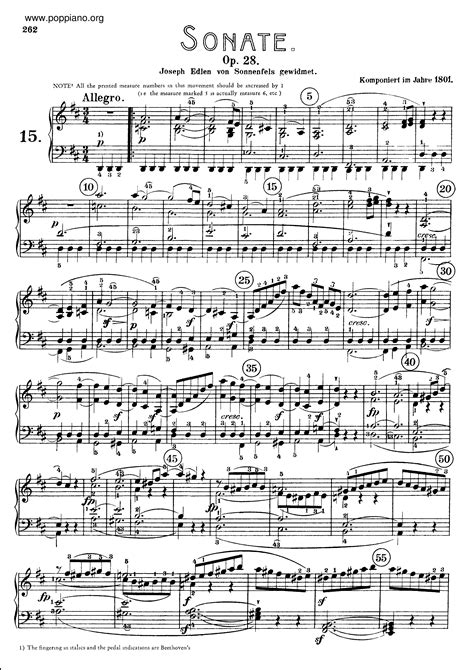 Beethoven Sonata No.15 in D major Ringtone