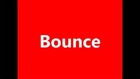 Bounce Sound