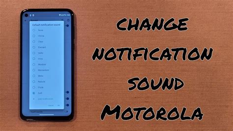 Moto Notification Sound