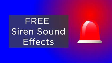 Trap Siren Sound Effect